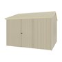Handi-Heritage Shed H3 3.30X3.30 Roof:Primrose Wall:Merino Front/Rear Single Door