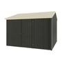 Handi-Heritage Shed H3 3.30X3.30 Roof:Primrose Wall:Slate Grey Front/Rear Single Door