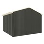 Handi-Heritage Shed H3 3.30X3.30 Roof:Primrose Wall:Slate Grey Front/Rear Single Door