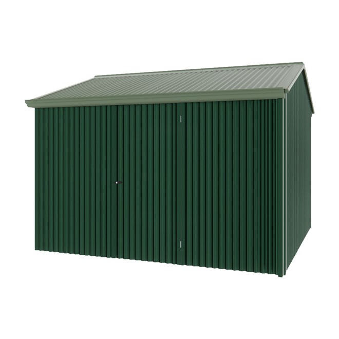 Handi-Heritage Shed H3 3.30X3.30 Roof:Rivergum Wall:Caulfield Green Front/Rear Single Door