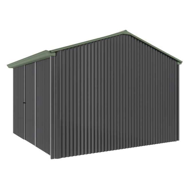 Handi-Heritage Shed H3 3.30X3.30 Roof:Rivergum Wall:Gun Metal Grey Front/Rear Single Door