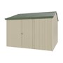 Handi-Heritage Shed H3 3.30X3.30 Roof:Rivergum Wall:Merino Front/Rear Single Door