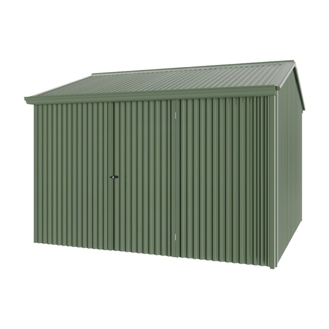 Handi-Heritage Shed H3 3.30X3.30 Roof:Rivergum Wall:Rivergum Front/Rear Single Door