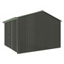 Handi-Heritage Shed H3 3.30X3.30 Roof:Rivergum Wall:Slate Grey Front/Rear Single Door