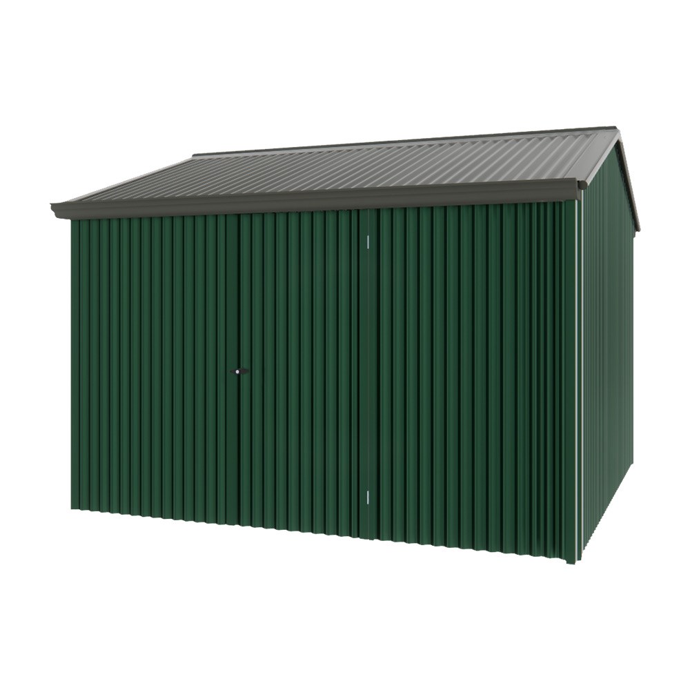 Handi-Heritage Shed H3 3.30X3.30 Roof:Slate Grey Wall:Caulfield Green Front/Rear Single Door