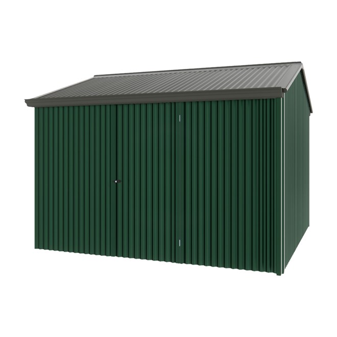 Handi-Heritage Shed H3 3.30X3.30 Roof:Slate Grey Wall:Caulfield Green Front/Rear Single Door
