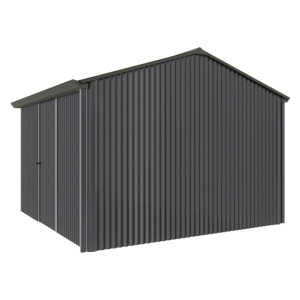 Handi-Heritage Shed H3 3.30X3.30 Roof: Slate Grey Wall: Gun Metal Grey Front/Rear Single Door