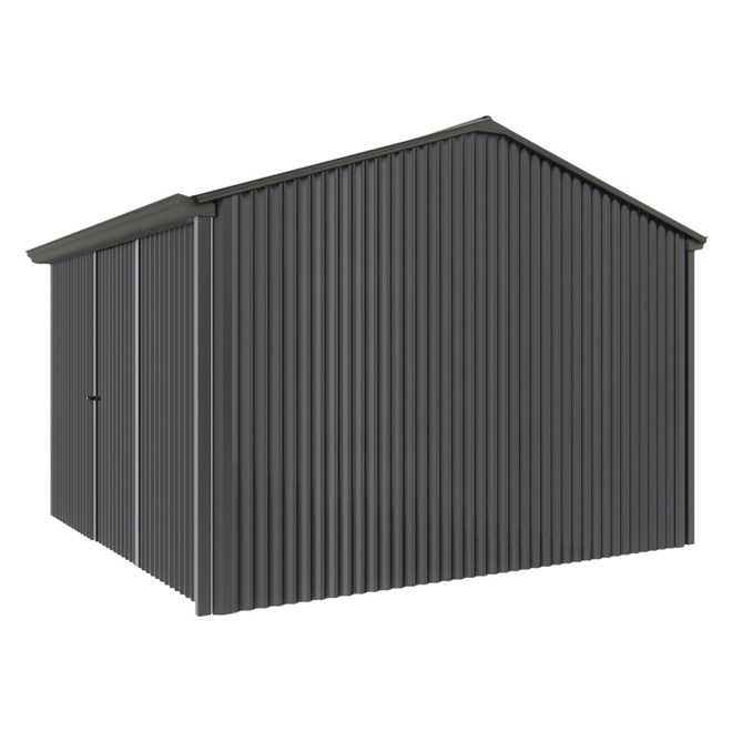 Handi-Heritage Shed H3 3.30X3.30 Roof: Slate Grey Wall: Gun Metal Grey Front/Rear Single Door