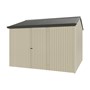 Handi-Heritage Shed H3 3.30X3.30 Roof:Slate Grey Wall:Merino Front/Rear Single Door