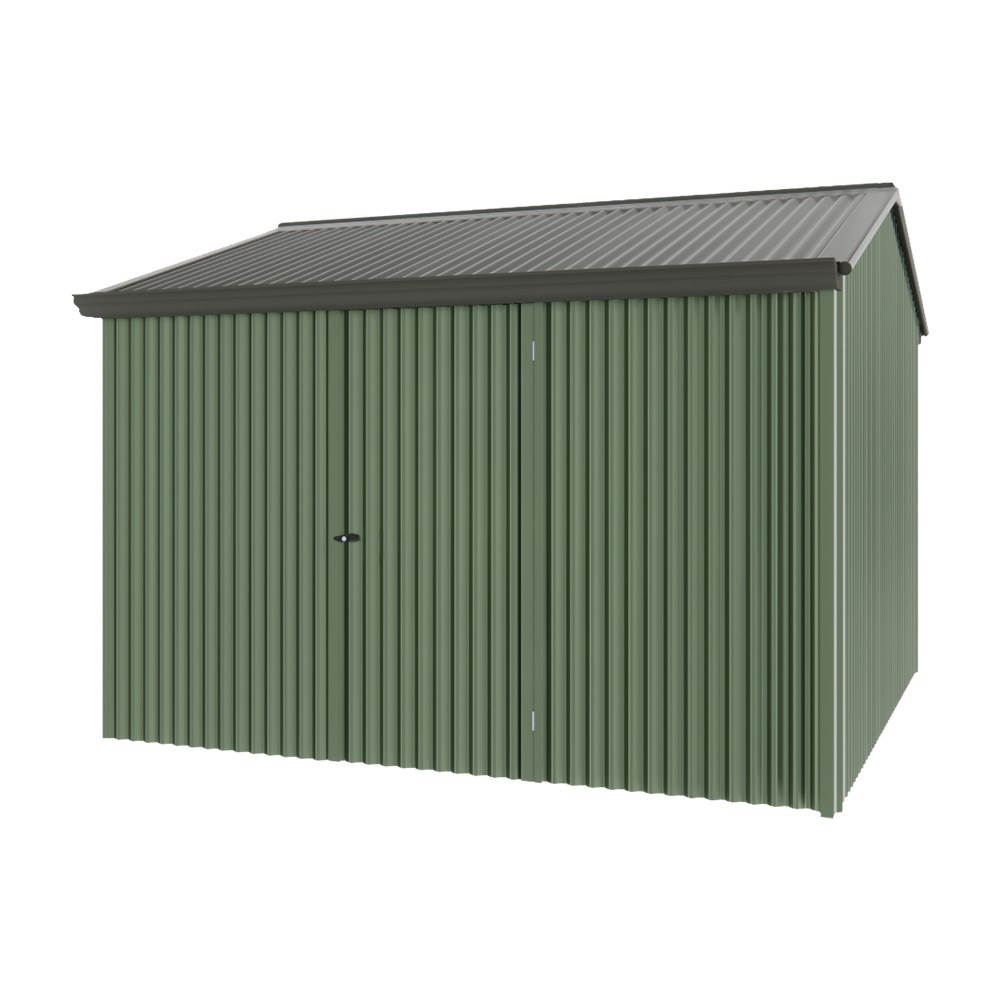 Handi-Heritage Shed H3 3.30X3.30 Roof:Slate Grey Wall:Rivergum Front/Rear Single Door
