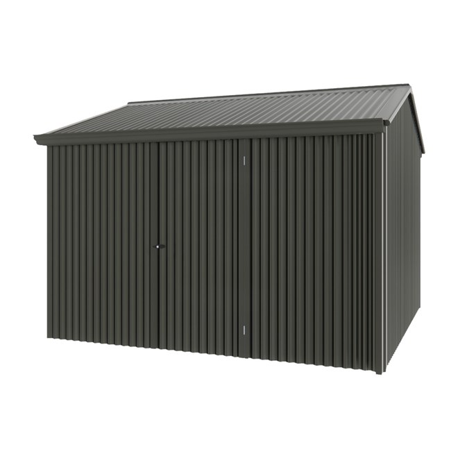 Handi-Heritage Shed H3 3.30X3.30 Roof:Slate Grey Wall:Slate Grey Front/Rear Single Door