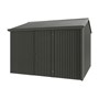 Handi-Heritage Shed H3 3.30X3.30 Roof:Slate Grey Wall:Slate Grey Front/Rear Single Door