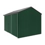 Handi-Heritage Shed H4 3.96X2.52 Roof:Gun Metal Grey Wall: Caulfield Green Front/Rear Single Door