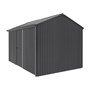 Handi-Heritage Shed H4 3.96X2.52 Roof:Gun Metal Grey Wall: Gun Metal Grey Front/Rear Single Door