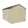 Handi-Heritage Shed H4 3.96X2.52 Roof:Gun Metal Grey Wall: Primrose Front/Rear Single Door