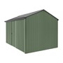 Handi-Heritage Shed H4 3.96X2.52 Roof:Gun Metal Grey Wall: Rivergum Front/Rear Single Door