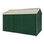 Handi-Heritage Shed H4 3.96X2.52 Roof:Merino Wall:Caulfield Green Front/Rear Single Door