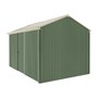 Handi-Heritage Shed H4 3.96X2.52 Roof:Merino Wall:Rivergum Front/Rear Single Door
