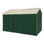 Handi-Heritage Shed H4 3.96X2.52 Roof:Primrose Wall:Caulfield Green Front/Rear Single Door