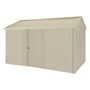 Handi-Heritage Shed H4 3.96X2.52 Roof:Primrose Wall:Merino Front/Rear Single Door