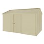 Handi-Heritage Shed H4 3.96X2.52 Roof:Primrose Wall:Primrose Front/Rear Single Door