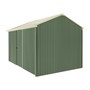 Handi-Heritage Shed H4 3.96X2.52 Roof:Primrose Wall:Rivergum Front/Rear Single Door