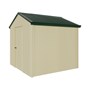 Handi-Heritage Shed H1 2.54X2.52 Roof:Caulfield Green Wall:Primrose Gable End Single Door