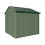 Handi-Heritage Shed H1 2.54X2.52 Roof:Caulfield Green Wall:Rivergum Gable End Single Door