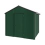 Handi-Heritage Shed H1 2.54X2.52 Roof:Gun Metal Grey Wall:Caulfield Green Gable End Single Door