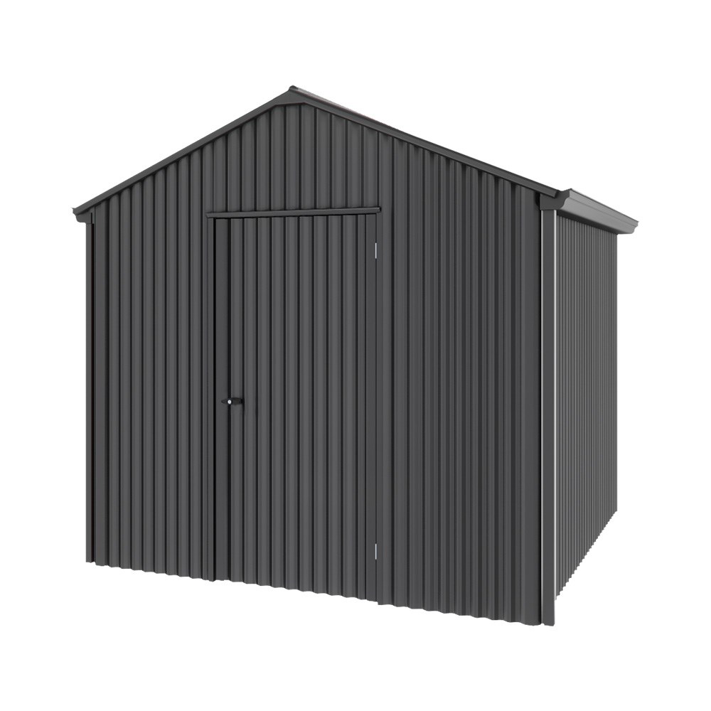 Handi-Heritage Shed H1 2.54X2.52 Roof:Gun Metal Grey Wall:Gun Metal Grey Gable End Single Door