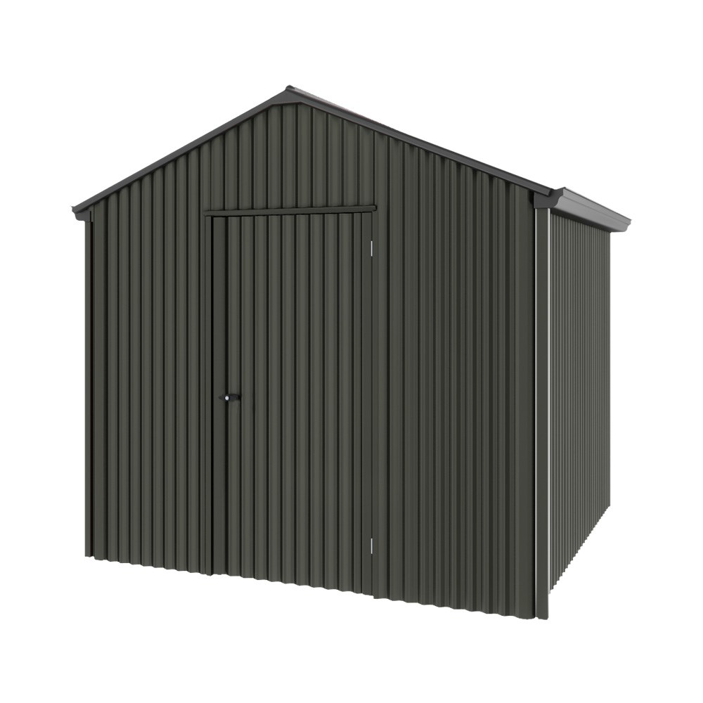 Handi-Heritage Shed H1 2.54X2.52 Roof:Gun Metal Grey Wall:Slate Grey Gable End Single Door