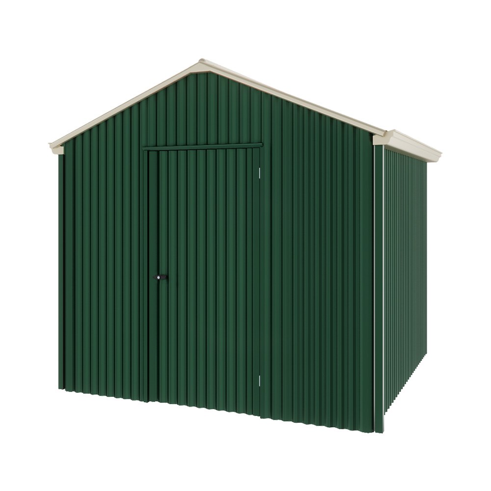 Handi-Heritage Shed H1 2.54X2.52 Roof:Merino Wall:Caulfield Green Gable End Single Door