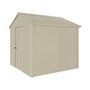 Handi-Heritage Shed H1 2.54X2.52 Roof:Merino Wall:Merino Gable End Single Door