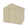 Handi-Heritage Shed H1 2.54X2.52 Roof:Merino Wall:Primrose Gable End Single Door