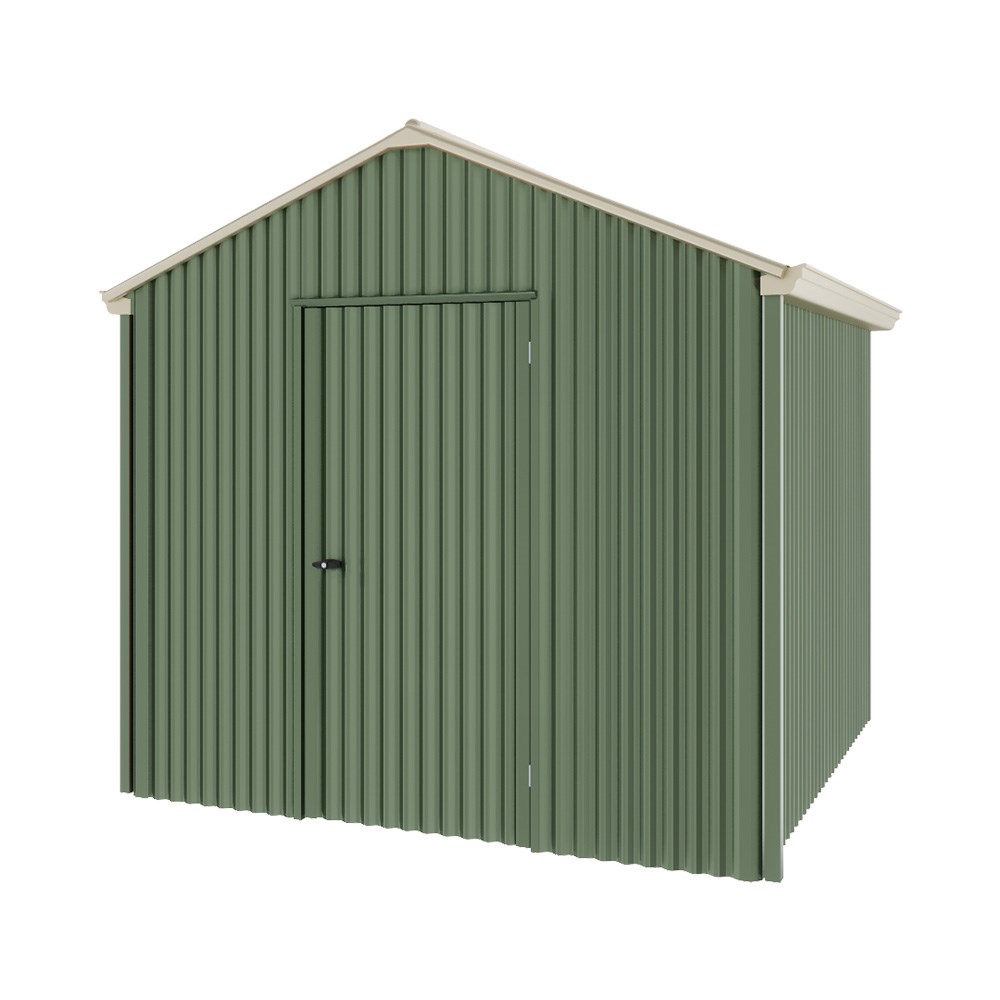 Handi-Heritage Shed H1 2.54X2.52 Roof:Merino Wall:Rivergum Gable End Single Door
