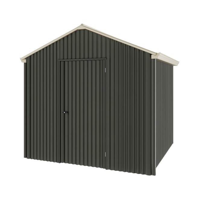 Handi-Heritage Shed H1 2.54X2.52 Roof:Merino Wall:Slate Grey Gable End Single Door