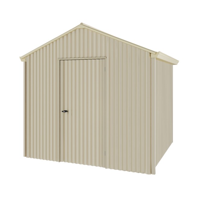 Handi-Heritage Shed H1 2.54X2.52 Roof:Primrose Wall:Merino Gable End Single Door