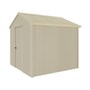 Handi-Heritage Shed H1 2.54X2.52 Roof:Primrose Wall:Merino Gable End Single Door