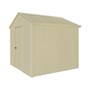 Handi-Heritage Shed H1 2.54X2.52 Roof:Primrose Wall:Primrose Gable End Single Door