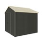 Handi-Heritage Shed H1 2.54X2.52 Roof:Primrose Wall:Slate Grey Gable End Single Door