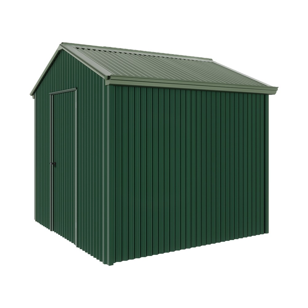 Handi-Heritage Shed H1 2.54X2.52 Roof:Rivergum Wall:Caulfield Green Gable End Single Door