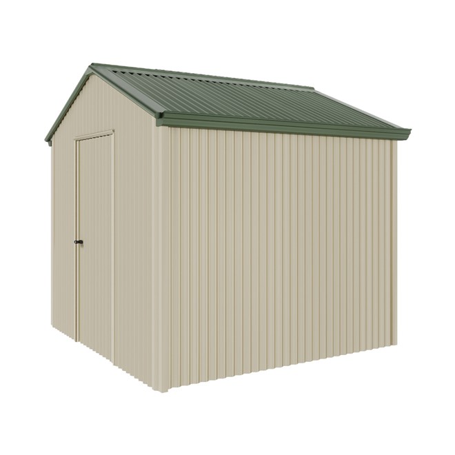 Handi-Heritage Shed H1 2.54X2.52 Roof:Rivergum Wall:Merino Gable End Single Door