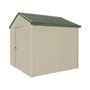 Handi-Heritage Shed H1 2.54X2.52 Roof:Rivergum Wall:Merino Gable End Single Door