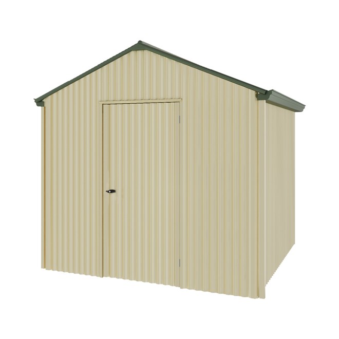 Handi-Heritage Shed H1 2.54X2.52 Roof:Rivergum Wall:Primrose Gable End Single Door