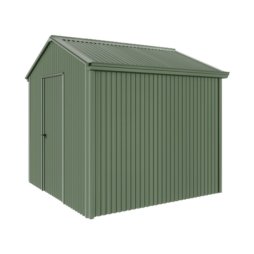 Handi-Heritage Shed H1 2.54X2.52 Roof:Rivergum Wall:Rivergum Gable End Single Door