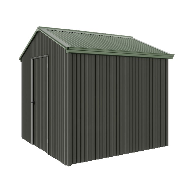 Handi-Heritage Shed H1 2.54X2.52 Roof:Rivergum Wall:Slate Grey Gable End Single Door