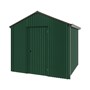 Handi-Heritage Shed H1 2.54X2.52 Roof:Slate Grey Wall:Caulfield Green Gable End Single Door
