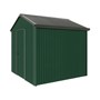 Handi-Heritage Shed H1 2.54X2.52 Roof:Slate Grey Wall:Caulfield Green Gable End Single Door
