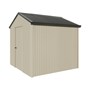 Handi-Heritage Shed H1 2.54X2.52 Roof:Slate Grey Wall:Merino Gable End Single Door