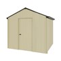 Handi-Heritage Shed H1 2.54X2.52 Roof:Slate Grey Wall:Primrose Gable End Single Door
